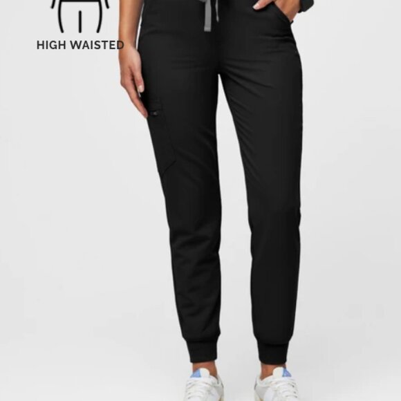 Figs Black Bundle XXS 1 Catarina Tops, 1 High Waist Zamora Bottom - Picture 7 of 7